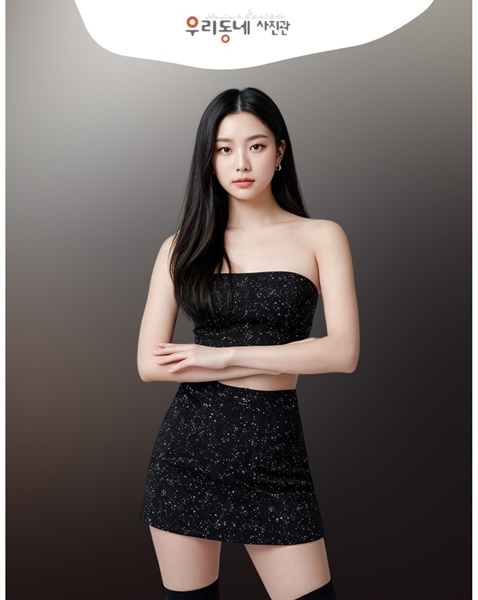 진주증명사진잘찍는곳, 결과보고 감탄하는 우리동네사진관